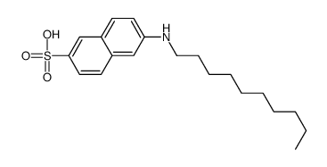 2-(N-decyl)aminonaphthalene-6-sulfonic acid Structure