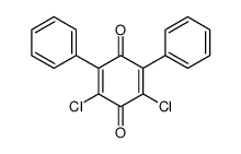 2,6-dichloro-3,5-diphenylcyclohexa-2,5-diene-1,4-dione Structure