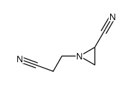 1-Aziridinepropanenitrile,2-cyano-(9CI) Structure