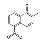 2-methyl-5-nitroquinoline 1-oxide结构式