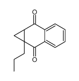 1a-propyl-1,7a-dihydrocyclopropa[b]naphthalene-2,7-dione Structure
