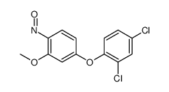 2,4-dichloro-1-(3-methoxy-4-nitrosophenoxy)benzene Structure