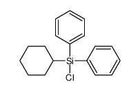 chloro-cyclohexyl-diphenylsilane Structure