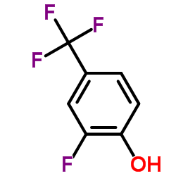2-氟-4-三氟甲基苯酚结构式