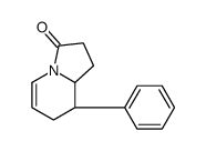 (8S,8aS)-8-phenyl-2,7,8,8a-tetrahydro-1H-indolizin-3-one结构式