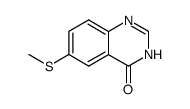 6-(methylthio)quinazolin-4(3H)-one Structure