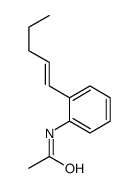 N-(2-pent-1-enylphenyl)acetamide Structure