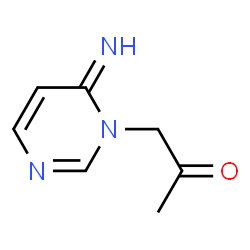 2-Propanone,1-(6-imino-1(6H)-pyrimidinyl)-(9CI) structure