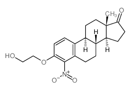 Estra-1,3,5(10)-trien-17-one,3-(2-hydroxyethoxy)-4-nitro- (9CI) Structure