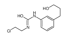 1-(2-chloroethyl)-3-[3-(3-hydroxypropyl)phenyl]urea Structure