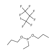 dipropyl ethylphosphonite compound with 1,1,1,2,2,3,3-heptafluoro-3-iodopropane (1:1)结构式