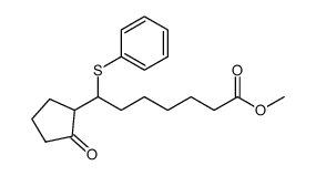 Methyl 7-(2-oxocyclopentyl)-7-phenylthioheptanoate Structure