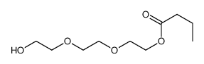 2-[2-(2-hydroxyethoxy)ethoxy]ethyl butanoate Structure