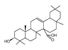 β-Peltoboykinolsaeure, Oleam-12-en-3β-ol-27-saeure Structure