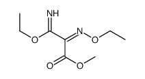 methyl 3-ethoxy-2-ethoxyimino-3-iminopropanoate结构式