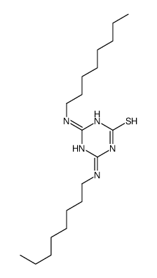 2,6-bis(octylamino)-1H-1,3,5-triazine-4-thione Structure
