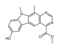 methyl 7-hydroxy-10,11-dimethyl-10H-pyrimido[4,5-b]carbazole-4-carboxylate Structure