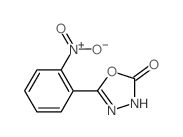 5-(2-nitrophenyl)-3H-1,3,4-oxadiazol-2-one structure