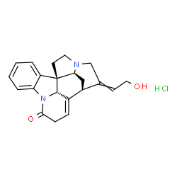 12,13-didehydro-12,24-secostrychnidin-10-one monohydrochloride结构式