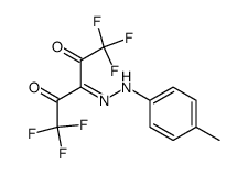 1,1,1,5,5,5-hexafluoropentane-2,3,4-trione-3-(p-tolyl)hydrazone结构式