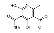 2,4-dihydroxy-6-methyl-5-nitro-nicotinic acid amide Structure