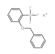 2-苄氧基苯基三氟硼酸钾结构式