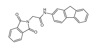 N,N-phthaloyl-glycine-fluoren-2-ylamide Structure