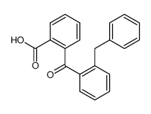 2-(2-benzyl-benzoyl)-benzoic acid结构式