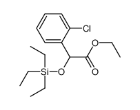 ethyl 2-(2-chlorophenyl)-2-triethylsilyloxyacetate Structure