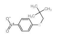 1-(2,2-dimethylpropylsulfanyl)-4-nitro-benzene Structure