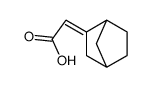 2-(3-bicyclo[2.2.1]heptanylidene)acetic acid Structure