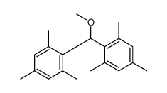 2-[methoxy-(2,4,6-trimethylphenyl)methyl]-1,3,5-trimethylbenzene Structure