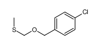 1-chloro-4-(methylsulfanylmethoxymethyl)benzene Structure