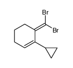 1-cyclopropyl-6-(dibromomethylidene)cyclohexene Structure