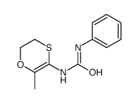1-(6-methyl-2,3-dihydro-1,4-oxathiin-5-yl)-3-phenylurea Structure