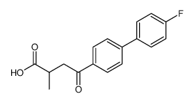 [1,1'-Biphenyl]-4-butanoic acid, 4'-fluoro-α-methyl-γ-oxo结构式
