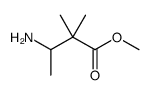 methyl 3-amino-2,2-dimethylbutanoate Structure