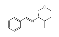 2-Butanamine, 1-methoxy-3-methyl-N-(phenylmethylene)-, [N(E),2S]结构式