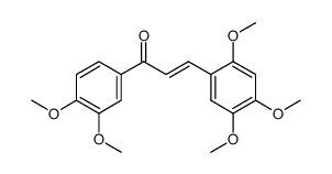 2,3',4,4',5-pentamethoxychalcone结构式