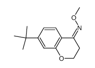 7-tert-butyl-chroman-4-one O-methyl-oxime结构式
