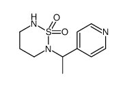 2-(1-pyridin-4-ylethyl)-1,2,6-thiadiazinane 1,1-dioxide Structure