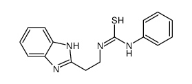 1-[2-(1H-benzimidazol-2-yl)ethyl]-3-phenylthiourea Structure