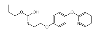 propyl N-[2-(4-pyridin-2-yloxyphenoxy)ethyl]carbamate结构式