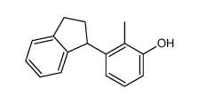 3-(2,3-dihydro-1H-inden-1-yl)-2-methylphenol Structure