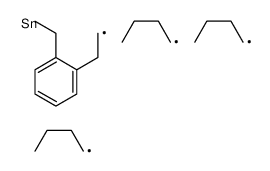 tributyl-[2-(2-ethylphenyl)ethyl]stannane Structure