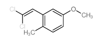 2-(2,2-dichloroethenyl)-4-methoxy-1-methyl-benzene结构式