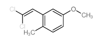 2-(2,2-dichloroethenyl)-4-methoxy-1-methyl-benzene structure