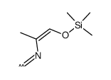 (Z)-2-isocyano-O-(trimethylsilyl)-1-propen-1-ol结构式