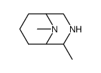 3,9-Diazabicyclo[3.3.1]nonane,2,9-dimethyl-(7CI) Structure