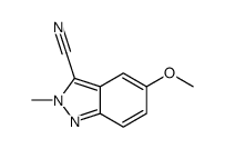 5-methoxy-2-methylindazole-3-carbonitrile Structure